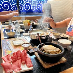 Kaze Shabu Shabu - Chicken Bibimbap and hot pot combo