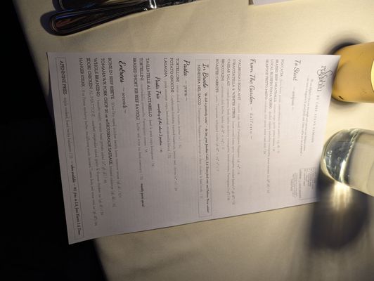 Menu photo 5 Rossoblu Los Angeles, CA