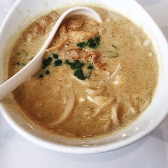 Sweet Mango - coconut chicken noodle soup. $10.95 - Burmese Near Me - San Jose, California Sweet Mango - coconut chicken noodle soup. $10.95 - Burmese Near Me - San Jose, California