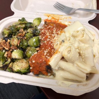 Ball or Nothing - Roasted Brussels Sprouts, Veggie Balls, Creamy mac & Cheese - Italian Near Me