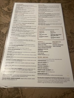Menu photo 3 Ted's Montana Grill Estero, FL Menu photo 3 Ted's Montana Grill Estero, FL