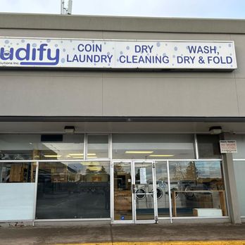 Sudify Coin Laundry - Exterior of Sudify Coin Laundry Dry Cleaning and Wash Dry Fold Retail Location - Laundromat Near Me - Edmonton, Alberta Sudify Coin Laundry - Exterior of Sudify Coin Laundry Dry Cleaning and Wash Dry Fold Retail Location - Laundromat Near Me - Edmonton, Alberta