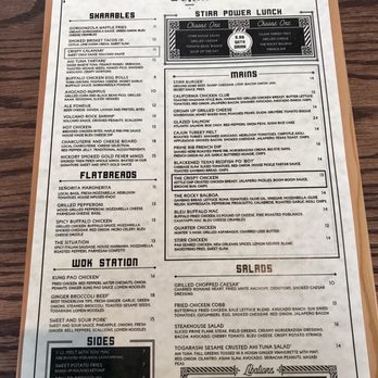 Stirr - Menu - New American Near Me - Dallas, Texas Stirr - Menu - New American Near Me - Dallas, Texas