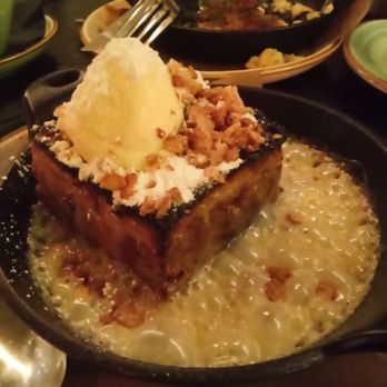 Buttermilk & Bourbon - The Cookie Dough Bread Pudding with hazelnut crunch and white chocolate mousse. - Southern Near Me - Boston, Massachusetts
