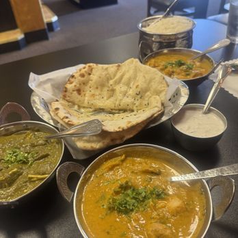 Spice Garden - Chicken Korma and cheese naan - yum! - Indian Near Me - Redding, California