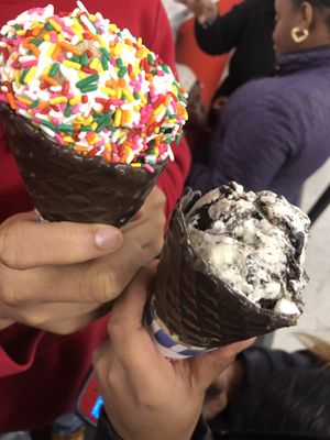 Ron's Gourmet Ice Cream and Twentieth Century Bowling Alley by null
