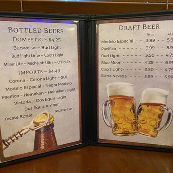 El Torito - Drink menu - Mexican Near Me - Sandston, Virginia