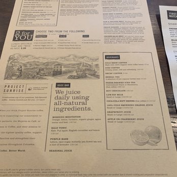First Watch - Menu - Cafes Near Me - Indianapolis, Indiana First Watch - Menu - Cafes Near Me - Indianapolis, Indiana