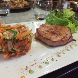 Riva Bella - Thon rouge déglacé au yuzu et petits légumes