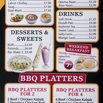 Lahori Karahi Taste - Menu - Pakistani Near Me - Ajax, Ontario