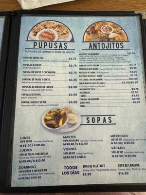 Menu photo 3 Antojitos Salvadoreños Restaurant Margate, FL Menu photo 3 Antojitos Salvadoreños Restaurant Margate, FL