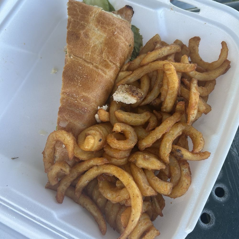A PANINI (half eaten) A PANINI (half eaten)