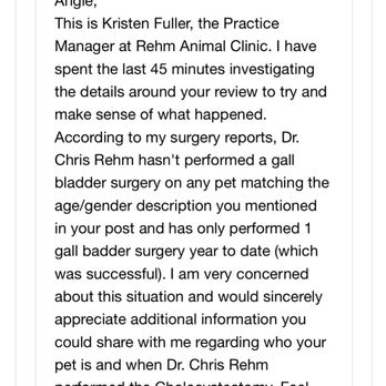Rehm Animal Clinic - Hillcrest - See all of the compassion offered regarding the loss of my pet? You can read and decide for yourselves what's most important here - Veterinarians Near Me - Mobile, Alabama Rehm Animal Clinic - Hillcrest - See all of the compassion offered regarding the loss of my pet? You can read and decide for yourselves what's most important here - Veterinarians Near Me - Mobile, Alabama