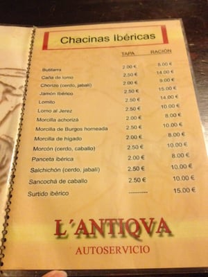 Menu photo 5 L' Antiqua Carmona, SE