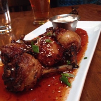 El Moro Spirits & Tavern - Chicken lollipop appetizer - New American Near Me - Durango, Colorado El Moro Spirits & Tavern - Chicken lollipop appetizer - New American Near Me - Durango, Colorado