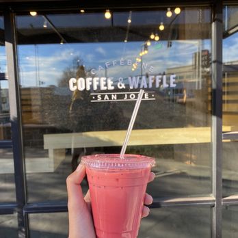 Caffe Bene - Red velvet latte - Coffee & Tea Near Me - San Jose, California Caffe Bene - Red velvet latte - Coffee & Tea Near Me - San Jose, California