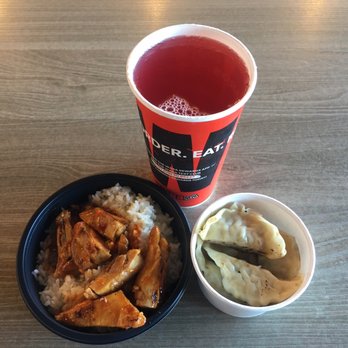 WaBa Grill - Value Combo: (Sweet & Spicy) Chicken Bowl + 5 Dumplings + Beverage of your choice - Fast Food Near Me - San Diego, California WaBa Grill - Value Combo: (Sweet & Spicy) Chicken Bowl + 5 Dumplings + Beverage of your choice - Fast Food Near Me - San Diego, California