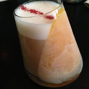 The Aviary - Five Timers Club: mole, pistachio, orange, mango and rum - Cocktail Bars Near Me - Chicago, Illinois