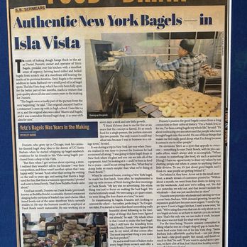 Yetz's Bagels - The back story - Bagels Near Me - Isla Vista, California