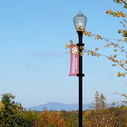 Sherman College Chiropractic - View of the Blue Ridge from Campus - clean and safe area for education