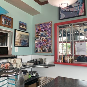 Woody's Diner - It was picture of the music box and posters - Diners Near Me - Sunset Beach, California