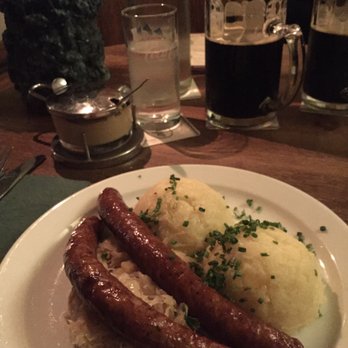 Hackethals - Sausage dish with mashed potatoes and saukraut, also get this. - German Near Me - Berlin, BE