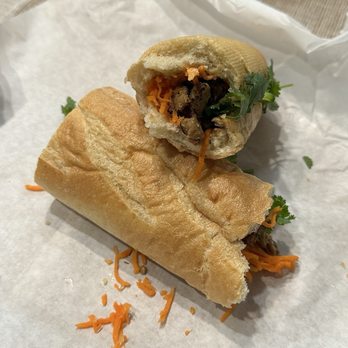 Saiga Vietnamese Eatery - Banh mi with grilled pork ($10.25) - Vietnamese Near Me - Irvine, California