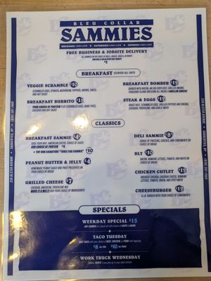 Bleu Collar Sammies by null