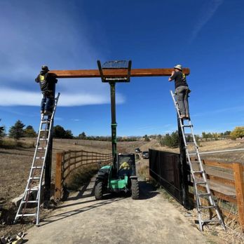 First Rate Fence & Access Control - custom entry gate in progress. - Fences & Gates Near Me - Denver, Colorado First Rate Fence & Access Control - custom entry gate in progress. - Fences & Gates Near Me - Denver, Colorado