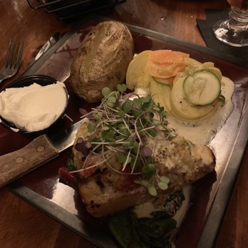 Jay Village Inn - Crab and Asiago crusted swordfish special - Breakfast & Brunch Near Me - Jay, Vermont