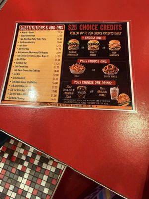 Menu photo 1 Johnny Rockets Uncasville, CT
