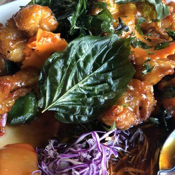 Thai Noodle Etc - Crispy basil chicken - loved it! - Thai Near Me - Beaverton, Oregon Thai Noodle Etc - Crispy basil chicken - loved it! - Thai Near Me - Beaverton, Oregon