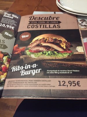 Menu photo 2 Ribs Zaragoza, Z Menu photo 2 Ribs Zaragoza, Z
