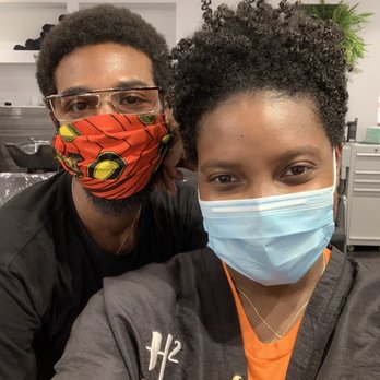 H2 Salon Brooklyn - The final look with a wash and go and a cameo from my awesome stylist Marq! - Hair Salons Near Me - Brooklyn, New York