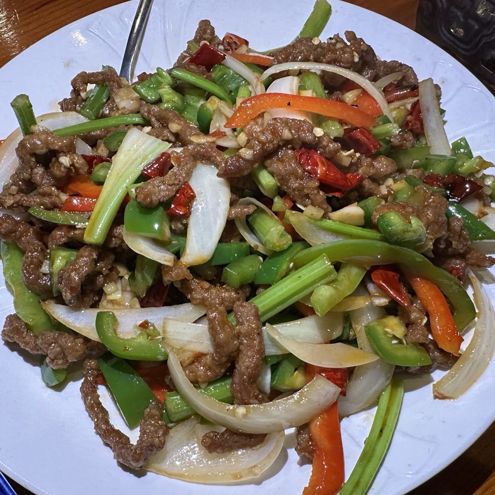 Spicy Dragon - B14. Spicy Crispy Beef Strips With Sauteed Chillies - $21.99 - Chinese Near Me - Sacramento, California