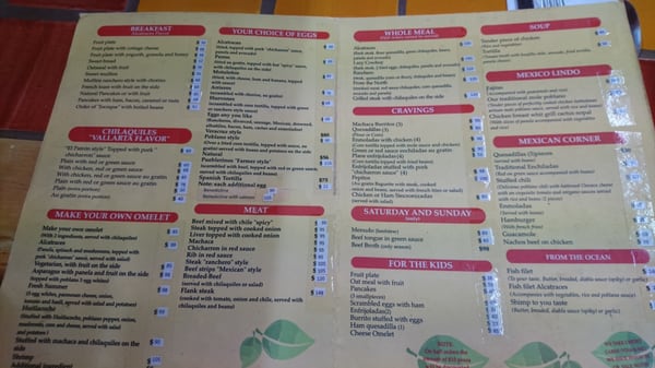 Menu photo 2 Restaurant los Alcatraces Puerto Vallarta, JAL