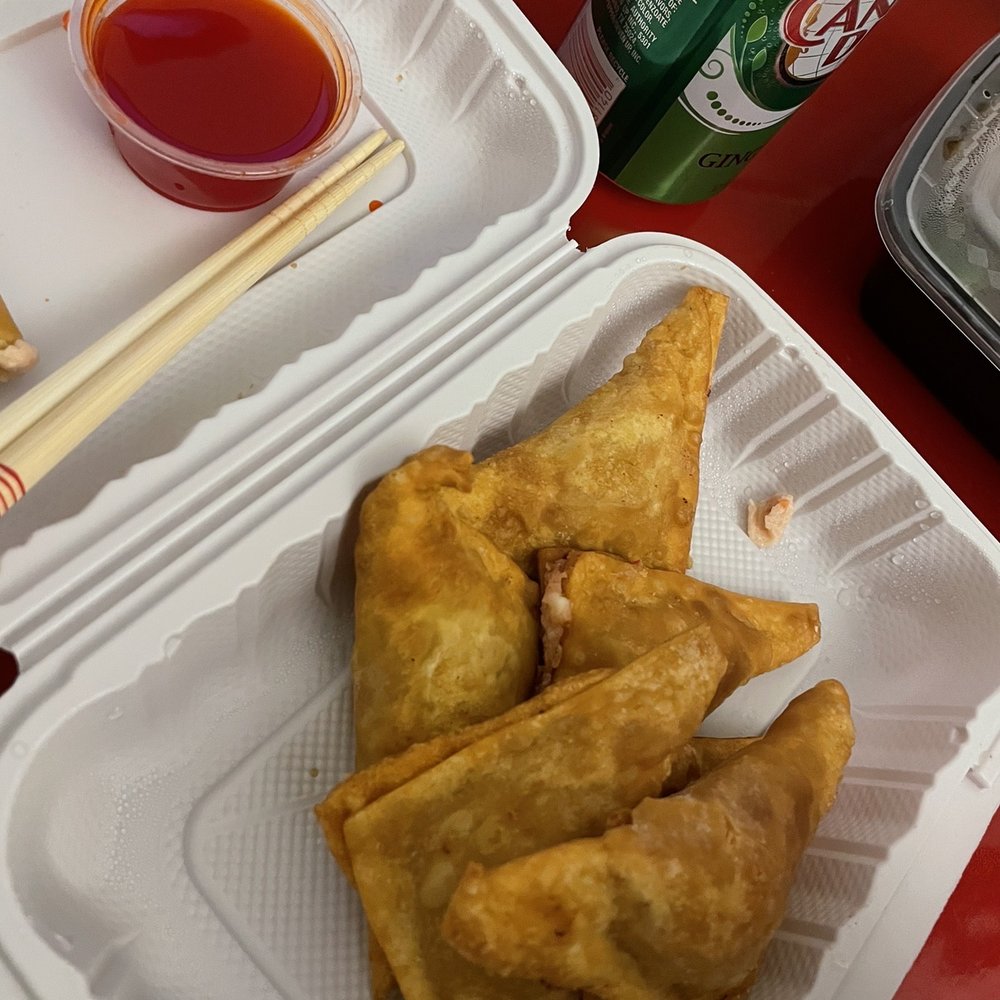Yummy City - Crab Rangoon with sweet and sour sauce. Not bad - Chinese Near Me - New York, New York
