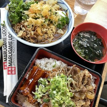 Marugame Udon - Curry Nikutama, Eel and Beef over Rice - Japanese Near Me - Rancho Cucamonga, California Marugame Udon - Curry Nikutama, Eel and Beef over Rice - Japanese Near Me - Rancho Cucamonga, California