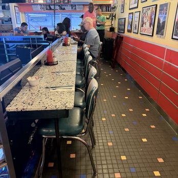 Ellen's Stardust Diner - Inside upstairs seating - Diners Near Me - New York, New York