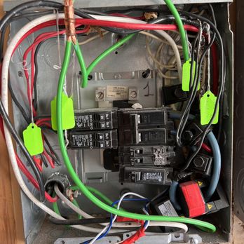 Voka electrical advisory - Breaker panel before - Electricians Near Me