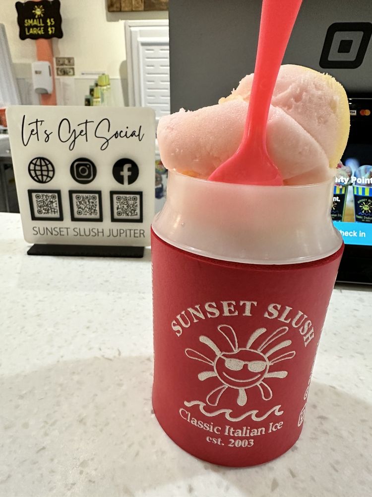 SUNSET SLUSH JUPITER CLASSIC ITALIAN ICE 20 Photos 4300 S US1