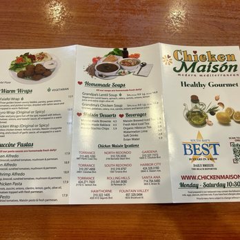 Chicken Maison - Menu 8/12/26 - Mediterranean Near Me - Santa Ana, California Chicken Maison - Menu 8/12/26 - Mediterranean Near Me - Santa Ana, California