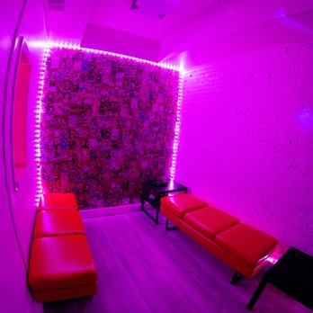 Karaoke Television - a living room with red lighting - Karaoke Near Me - Chico, California