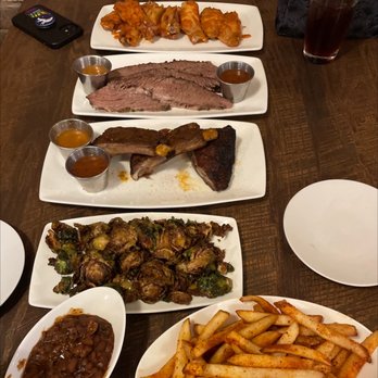 Borough BBQ - Fries, baked beans (the best), Brussels sprouts, ribs, brisket, and wings. A true feast - Barbeque Near Me - Gettysburg, Pennsylvania Borough BBQ - Fries, baked beans (the best), Brussels sprouts, ribs, brisket, and wings. A true feast - Barbeque Near Me - Gettysburg, Pennsylvania