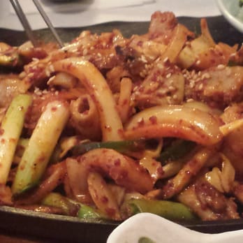 Hoban Korean Restaurant - Don't remember what this was. Some sort of intestines. Was good though. - Korean Near Me - Eagan, Minnesota