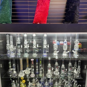 Heavy Clouds Vape and More - Nice display of premium glass! - Tobacco Shops Near Me - Upland, California