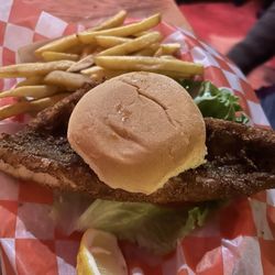 Sweet Pork Wilson’s - Walleye sandwich