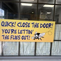 Tic Toc Cafe - They have signs like this all over lol.