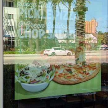 Blaze Pizza - Spicy Hot Chicken Pickle Pizza and Green Goddess Chop Salad. Sounds tasty! - Pizza Near Me - Anaheim, California Blaze Pizza - Spicy Hot Chicken Pickle Pizza and Green Goddess Chop Salad. Sounds tasty! - Pizza Near Me - Anaheim, California
