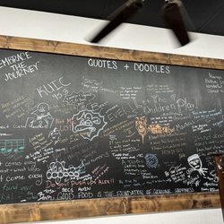 Diggers Deli - Quotes & Doodles Chalkboard - cool!